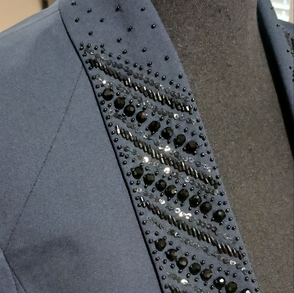 RARE Victoria's Secret Beaded Sequin Blazer - Picture 4 of 10
